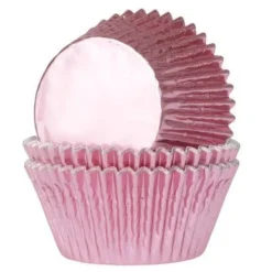 Muffinsformar Mini - Metallic Ljusrosa 36-pack