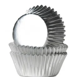 Muffinsformar Mini - Metallic Silver 36-pack