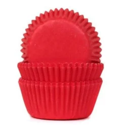 Muffinsformar Mini - Röd 60-pack
