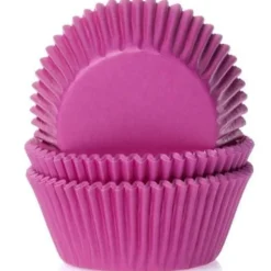 Muffinsformar - Mörkrosa 50-pack