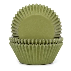 Muffinsformar Olivgröna 50-pack