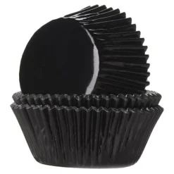 Muffinsformar - Svart folie 24-pack