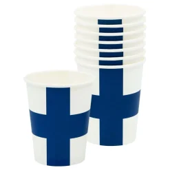 Muggar Finska Flaggan 8-pack