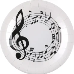 Musiknot - Tallrikar 10-pack