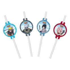 Naruto - Pappsugrör 8-pack
