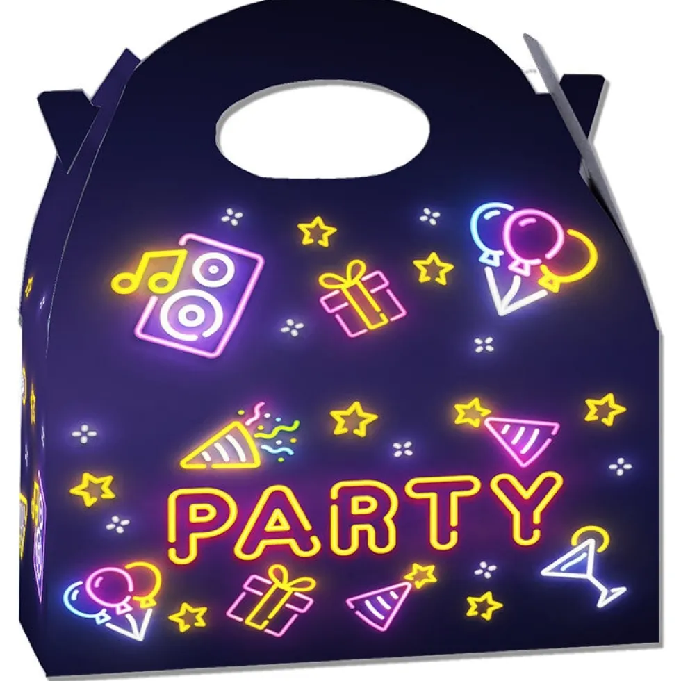 Neon Disco Partybox 20 x 16 cm