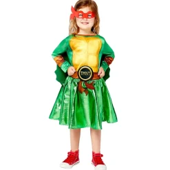 Ninja Turtles Tjej Maskeraddräkt Barn 4-6 år (104-116 cm)