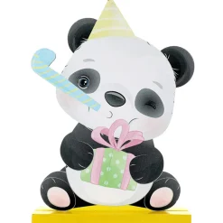 Panda - 2D Bordsdekoration i trä 20 cm