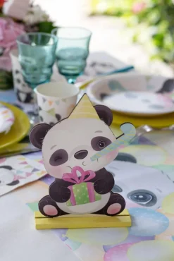 Panda - 2D Bordsdekoration i trä 20 cm