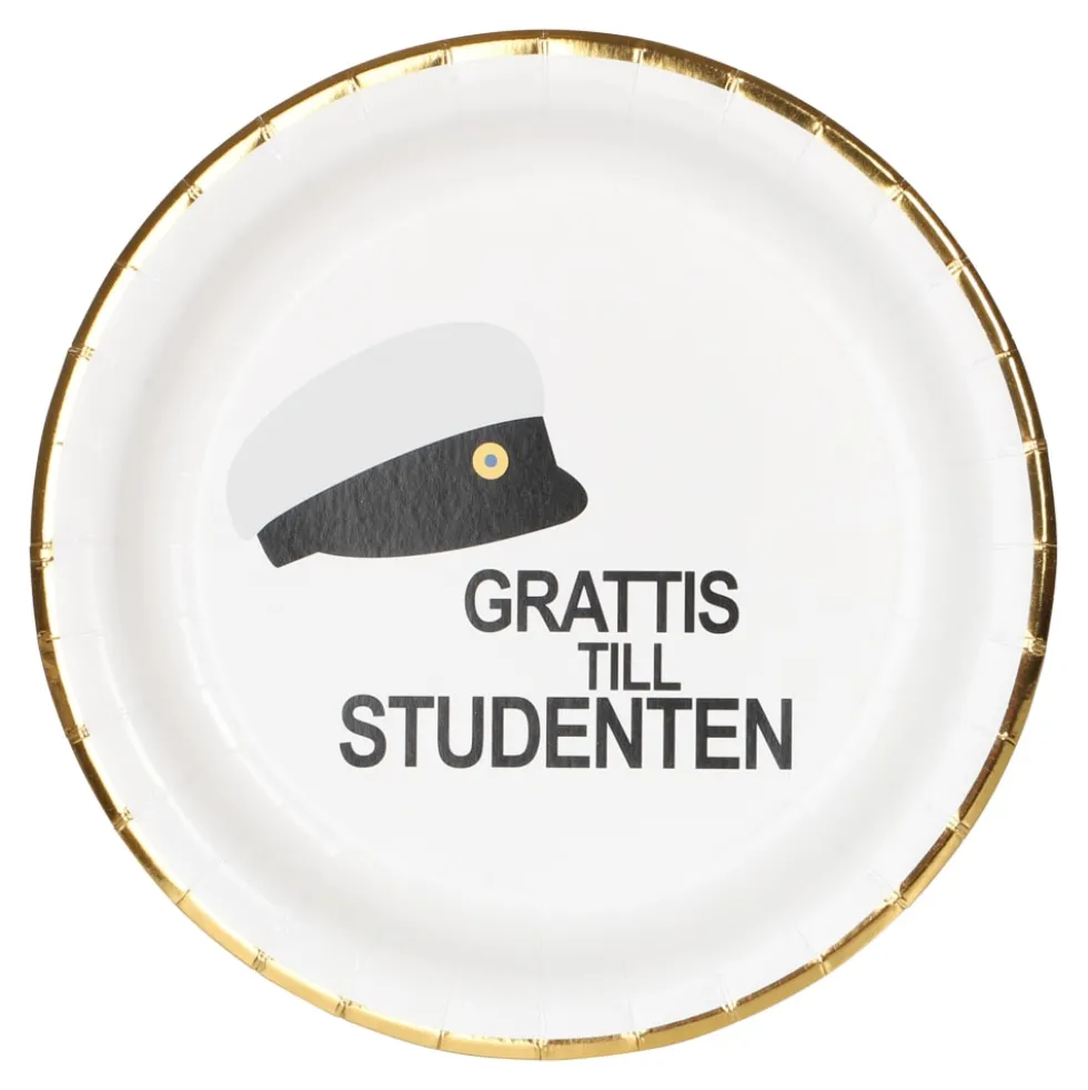 Pappassietter Studentmössa 8-pack