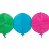 Pappersgirlang med regnbågsfärgade ballonger 6 meter