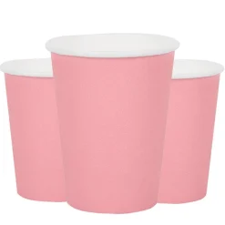 Pappmuggar 210 ml Ljusrosa 8-pack
