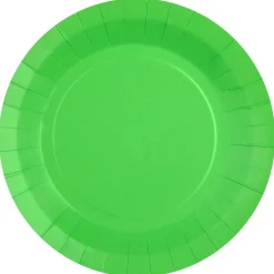 Papptallrikar 22,5 cm - Gröna 10-pack