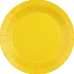 Papptallrikar 22,5 cm - Gula 10-pack