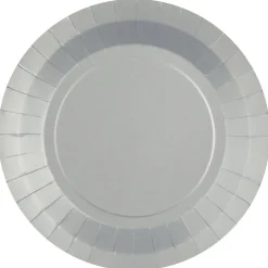 Papptallrikar 22,5 cm - Silver 10-pack