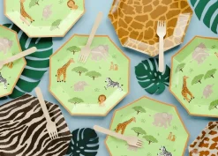 Papptallrikar Safaridjur 6-pack