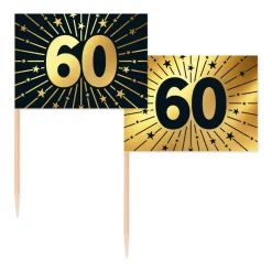 Party Picks 60 år 50-pack