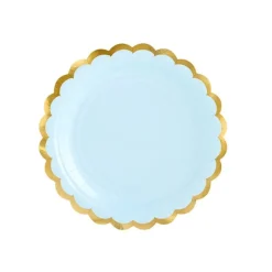 Pastellblå - Assietter 6-pack