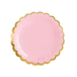 Pastellrosa - Assietter 6-pack