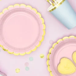 Pastellrosa - Assietter 6-pack