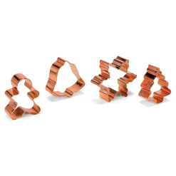 Patisse - Pepparkaksformar i koppar 4-pack