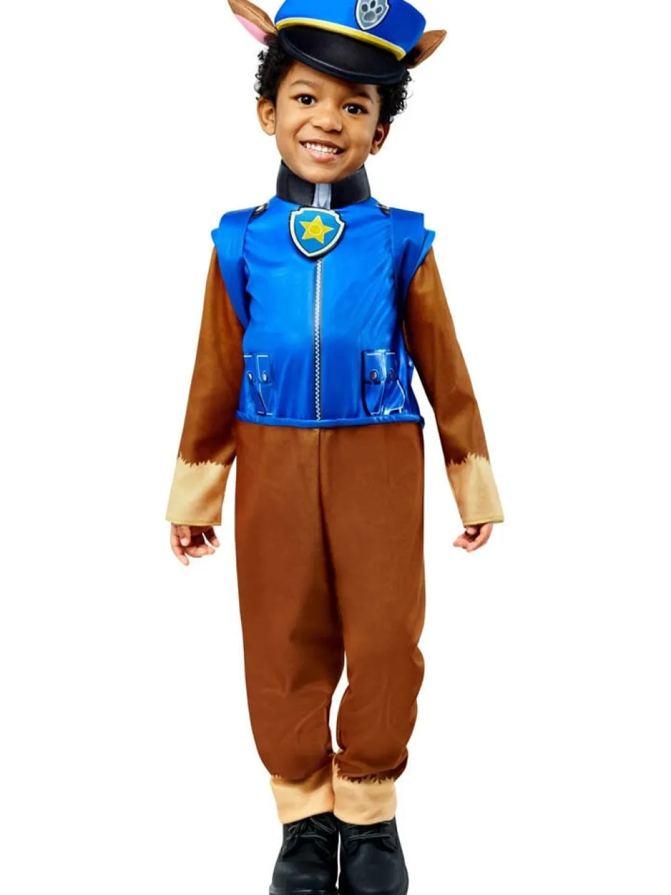 Paw Patrol Chase Maskeraddräkt Deluxe 3-4 år