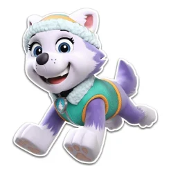 Paw Patrol Everest Väggdekoration till Barnrum