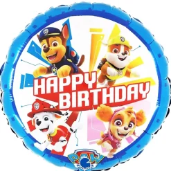 Paw Patrol - Folieballong Happy Birthday 46 cm