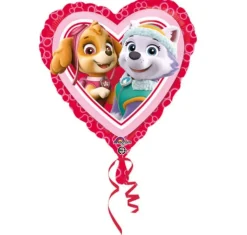 Paw Patrol - Folieballong Hjärtformad 45 cm