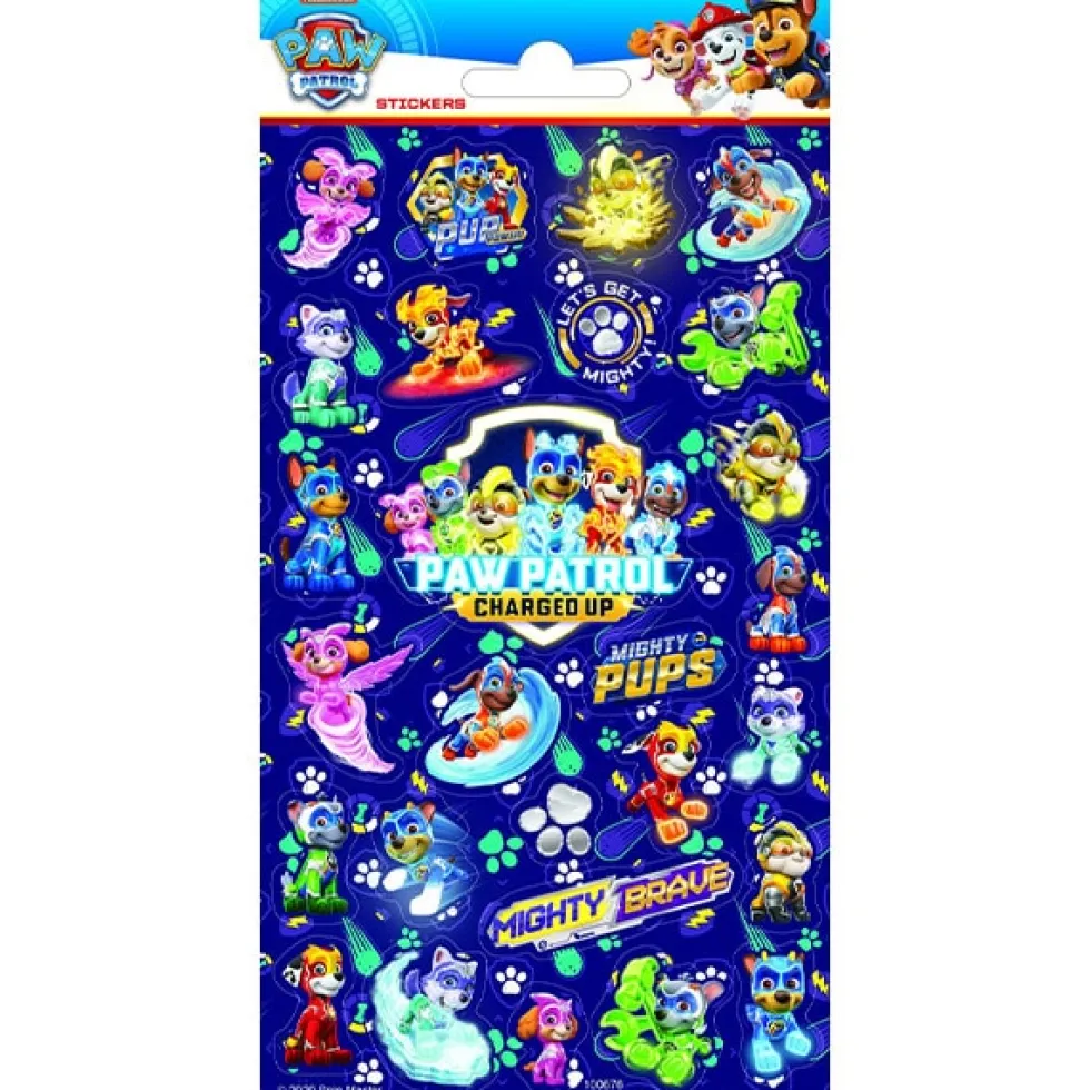 Paw Patrol Mighty Pups - Klistermärken 27-pack