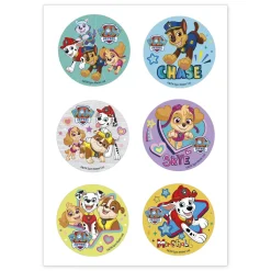Paw Patrol Muffinsbilder Sockerpasta 6-pack