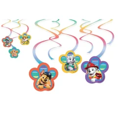 Paw Patrol Party - Hängande Swirl Dekorationer 6-pack