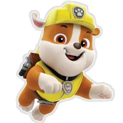 Paw Patrol Rubble Väggdekoration till Barnrum