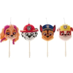Paw Patrol - Tårtljus Picks 4-pack