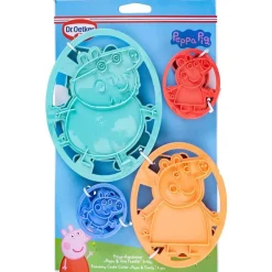 Peppa Pig - Kakformar Peppa med familj 4-pack
