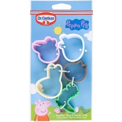 Peppa Pig - Kakformar Peppa med vänner 5-pack
