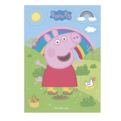 Peppa Pig - Tårtdekorationer av Oblat 8-pack