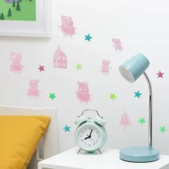 Peppa Pig Väggdekorationer - Lyser i mörker (208 st.)