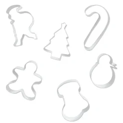 Pepparkaksformar av stål 6-pack
