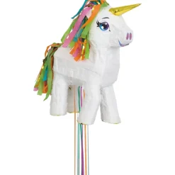 Piñata Vit Enhörning 40 cm