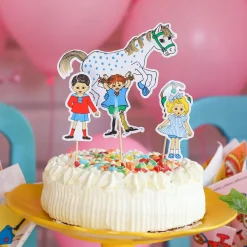Pippi Långstrump - Cake Toppers 4-pack
