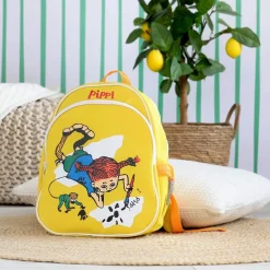 Pippi Långstrump - Gul Barnryggsäck