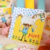 Pippi Långstrump Inbjudningskort 8-pack