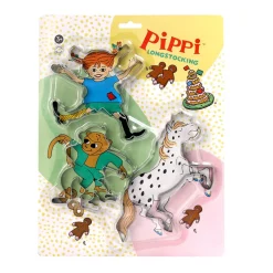 Pippi Långstrump Kakformar 3-pack