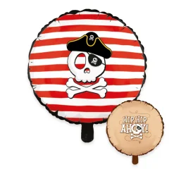 Pirate Hip Hip Ahoy Folieballong 46 cm