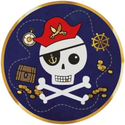 Pirates Map - Tallrikar 8-pack