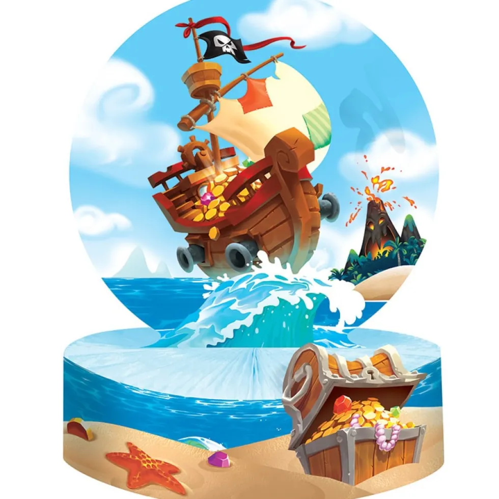 Pirates Treasure - Bordsdekoration honeycomb