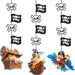 Pirates Treasure - Hängande dekorationer 3-pack