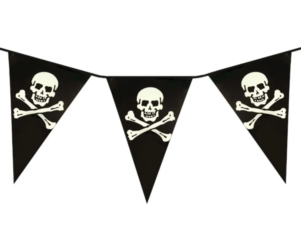 Piratflaggirlang 4 meter
