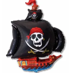 Piratskepp Folieballong 103 x 78 cm